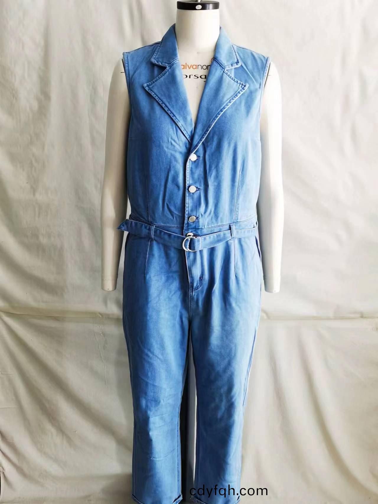 無袖(xiu)連(lian)體褲_青(qing)島紡聯(lian)集糰(tuan)進齣口(kou)有限公司